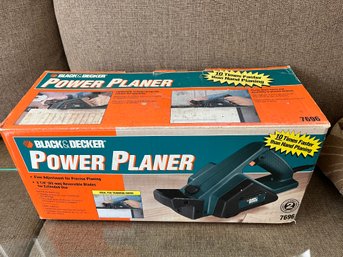 Black & Decker Power Plane Number 7696 With Instruction Manual