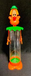 Fantastic Mid Century Barware Clown Straw Dispenser