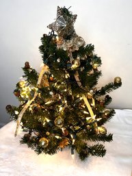 Gorgeous 22' Tabletop Christmas Tree With Lights