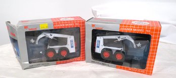 2 Melroe Bobcat Loader Model 753 New In Box Die Cast