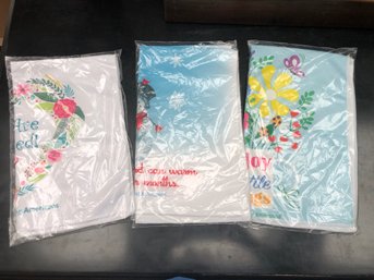 3 New In Bag Towels 'americans Helping Americans'