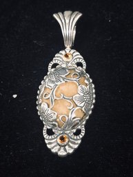 Carolyn Pollack Sterling Floral Pendant 430