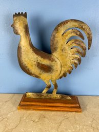 Rooster Pedestal Figurine