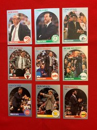 1990 NBA HOOPS Coaches Lot 1