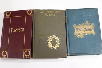 3 Tennyson Books 1878 Etc