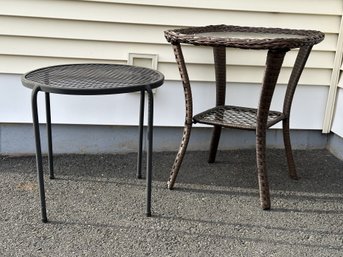 A Pair Of Outdoor Side Tables