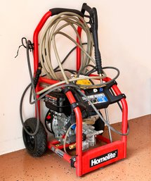 A Homelite Gas Powered Pressure Washer