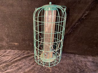 Bird Feeder In Squirrel Proof Cage