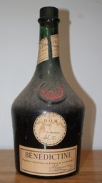 Sealed Collector's Bottle Of Vintage Benedictine D.O.M. Liqueur