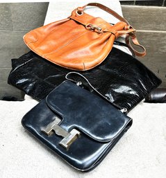 A Vintage Leather Constance Bag By Hermes, And More High End Ladies' Purses