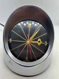 Mid Century Modern Space Age JEFFERSON 500 DESK CLOCK- 1950s- Sleek Design