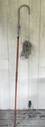 Giant 7ft Fishermans Hook With Rope Pompanette Products By Ed Hatch