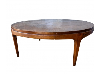 Lane MCM Low Round Coffee Table