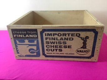 Valio Imported Finland Swiss Cheese Cuts Crate