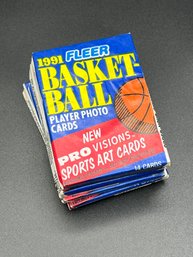 1991 Fleer Basketball 6 Packs