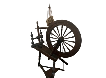 Late 1800s Primitive Antique Spinning Wheel / Yarn Winder