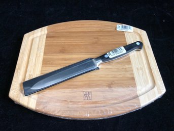 Cutting Board With Knife