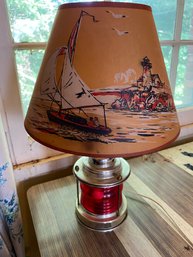 Marine Signal Ship's Lantern Table Lamp