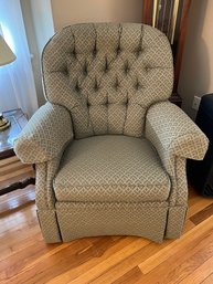 Tufted Back Lay Z Boy Arm Chair