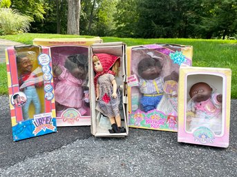 Vintage Cabbage Patch Kids And Erkel Dolls - In Original Boxes