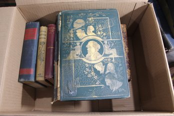 Old Assorted Books 1 - Dickens, Hawthorne, Cooper