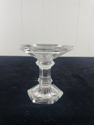 Clear Glass Footed Pedestal Dish