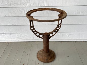 Antique Cast Iron Water Heater Stand