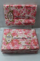 Vintage Cannon Featherlite  Flanel Sheet Lot    Unused  Still  In Original Package