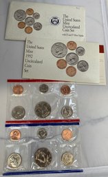 1992 United States Mint Uncirculated Coin Set