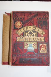 1876 Every Boys Annual - Jules Verne Voyage Around The World