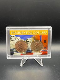 2 Presidential Dollars Rutherford B. Hayes, Franklin Pierce