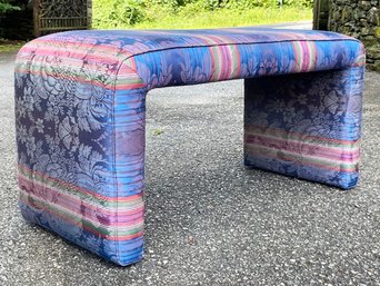 A Vintage Upholstered Bench