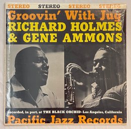 1962 Stereo Richard Holmes And Gene Ammons - Groovin' With Jug ST-32 EX W/ Original Shrink Wrap