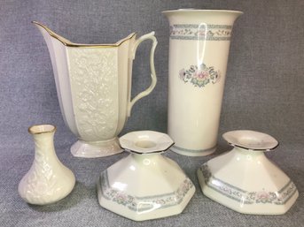 Lot B - Five (5) Piece Lot LENOX Porcelain - We Have Several Fabulous Lots Of Lenox On Clearing House Today