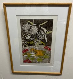 Signed And Numbered Still Life Lithograph