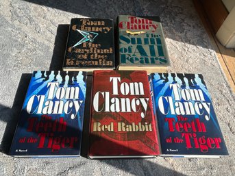 TOM CLANCY Hard Cover Novel Grouping