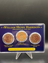 William Henry Harrison Presidential Coin Set Sealed