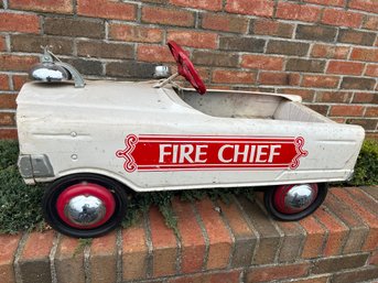 Original Vintage 1950s MURRAY 'FIRE CHIEF' PEDAL CAR- Unrestored Survivor!