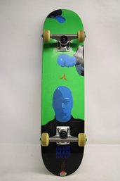 Vintage Blue Man Group Skateboard With Birdhouse Trucks