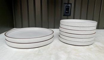 Lot Of Assorted Dinner Plates By CB2