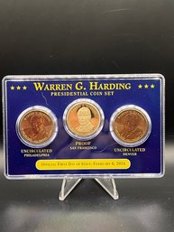 Warren G. Harding Presidential Coin Set Sealed