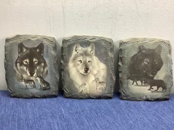 Souls Of The Wild Wolf Slate Plaques