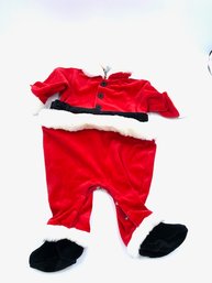 Vintage 9m Santa Onesie By Le Top