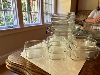 Huge Lot Mixing Bowls And Storage Bowls Glass