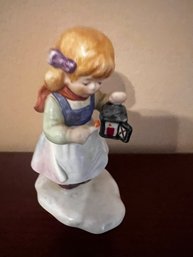 Goebel Porcelain Nativity Figurine- Girl With Lantern
