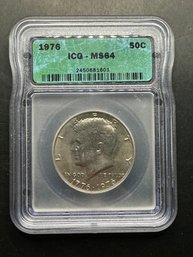 1976 Kennedy ICG-MS64 Half Dollar