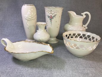 Lot D - Six (6) Piece Lot LENOX Porcelain - We Have Several Fabulous Lots Of Lenox On Clearing House Today