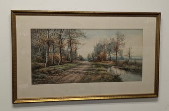 George Ernest Colby Chicago Artist Watercolor Painting