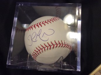 John Maine Certified MLB Autographed Baseball - K