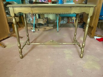 Gold Gilt Wood Side Table
